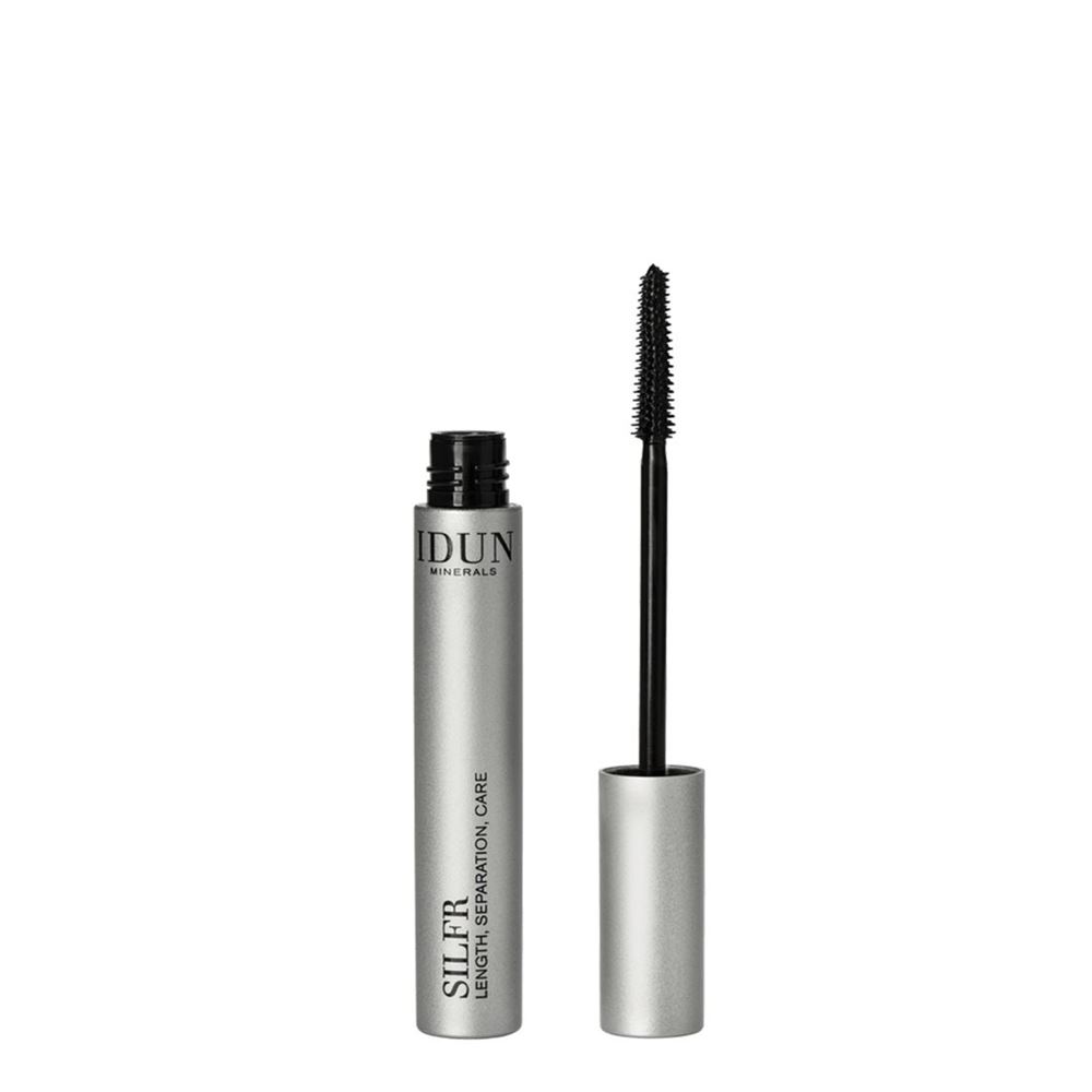 Idun Minerals Mascara Silfr Black length separation vegan 7 ml