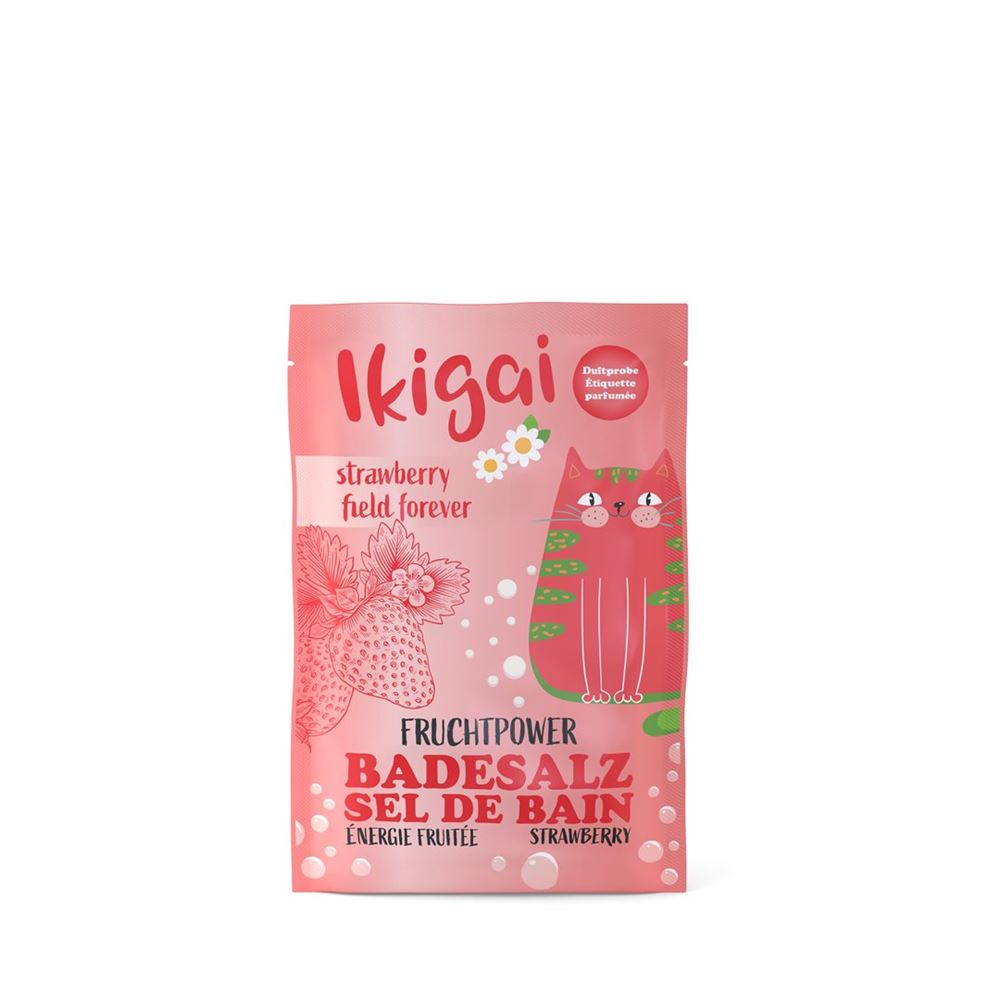 Ikigai Badesalz Strawberry Field Forever Btl 60 g