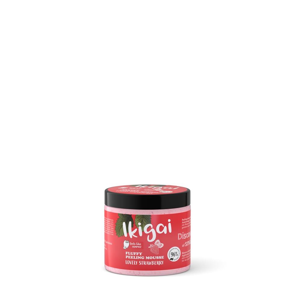 Ikigai Fluffy Peeling Mousse Lovely Strawberry Ds 165 g