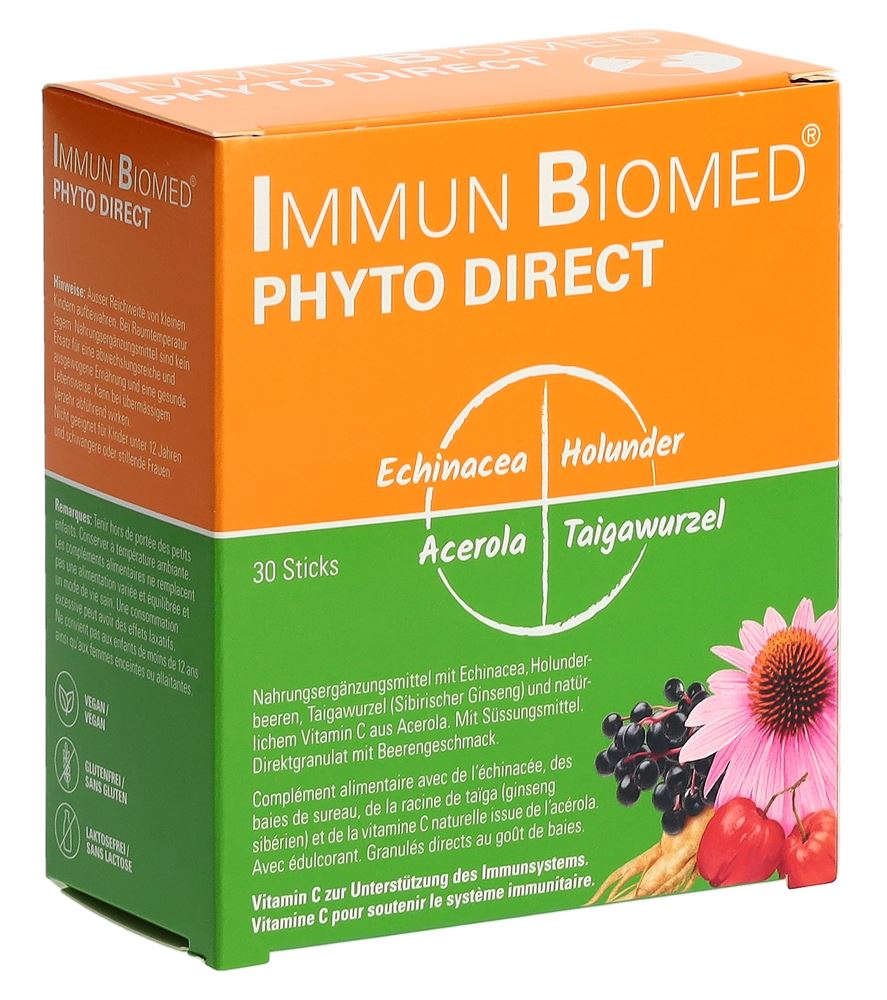 Immun Biomed Phyto Direct Gran Stick 30 Stk