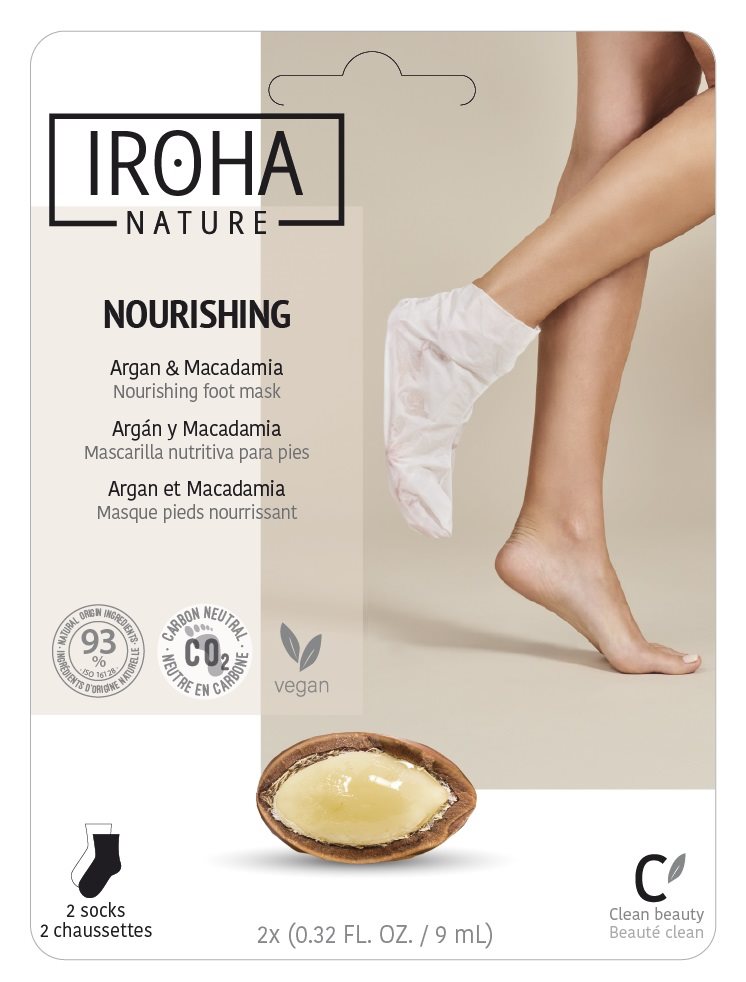Iroha Hands & Feet Foot Mask Socks Nourishing 2 x 9 ml