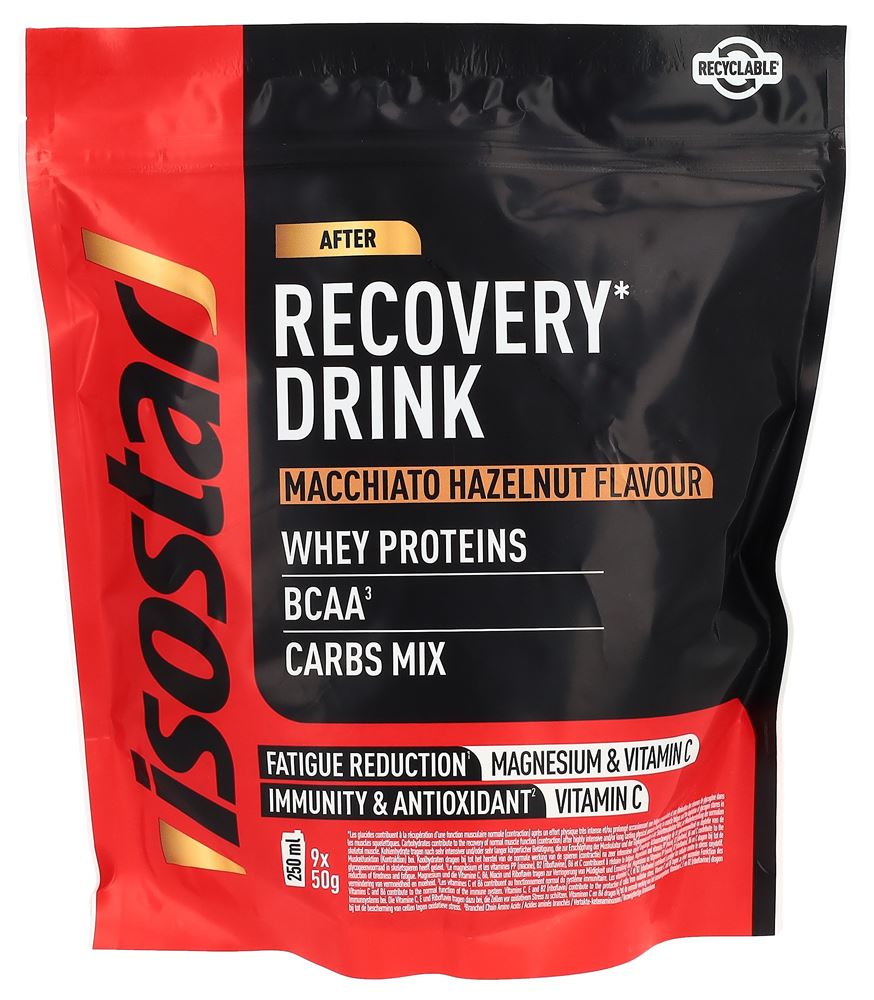 Isostar Long Energy Power Recovery Powder Macchiato Hazelnut 450 g