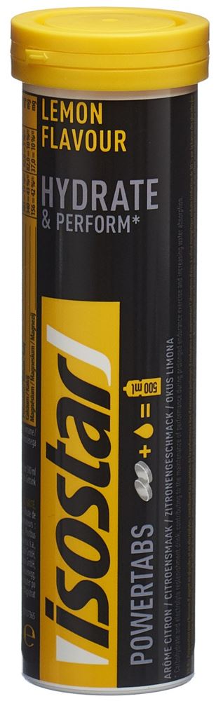 Isostar Power Tabs Brausetabl Citron 10 Stk
