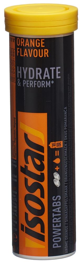 Isostar Power Tabs Brausetabl Orange 10 Stk