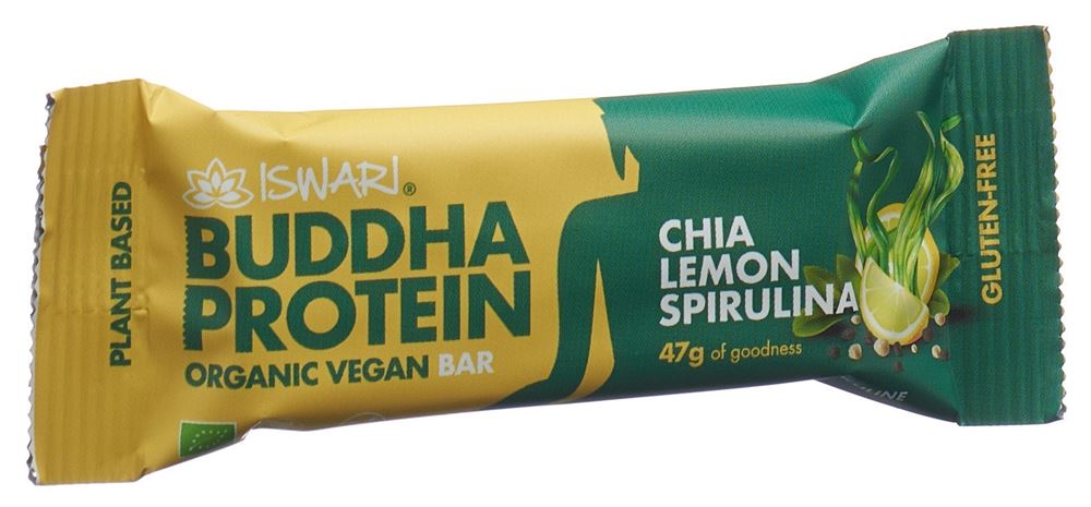 Iswari Protein Bar Spirulina & Zitrone BIO 47 g
