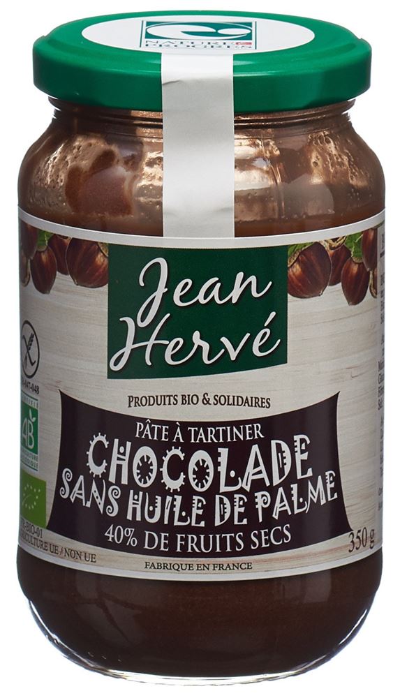 Jean Hervé Chocolade sans huile de palme 350 g