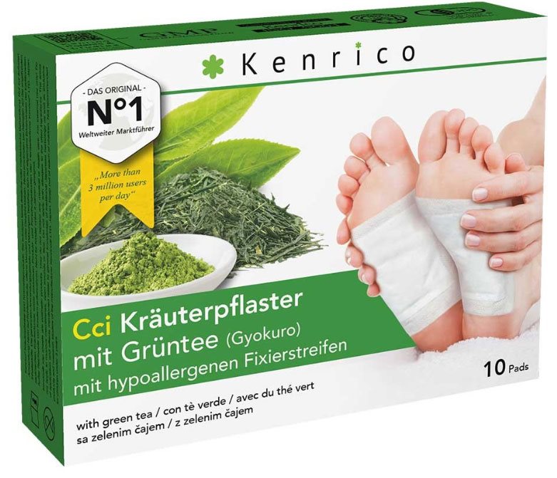 Kenrico Kräuterpflaster mit Grüntee (Gyokuro) 10 Stk