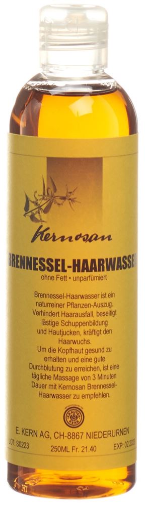 Kern Brennesselhaarwasser ohne Fett Fl 250 ml