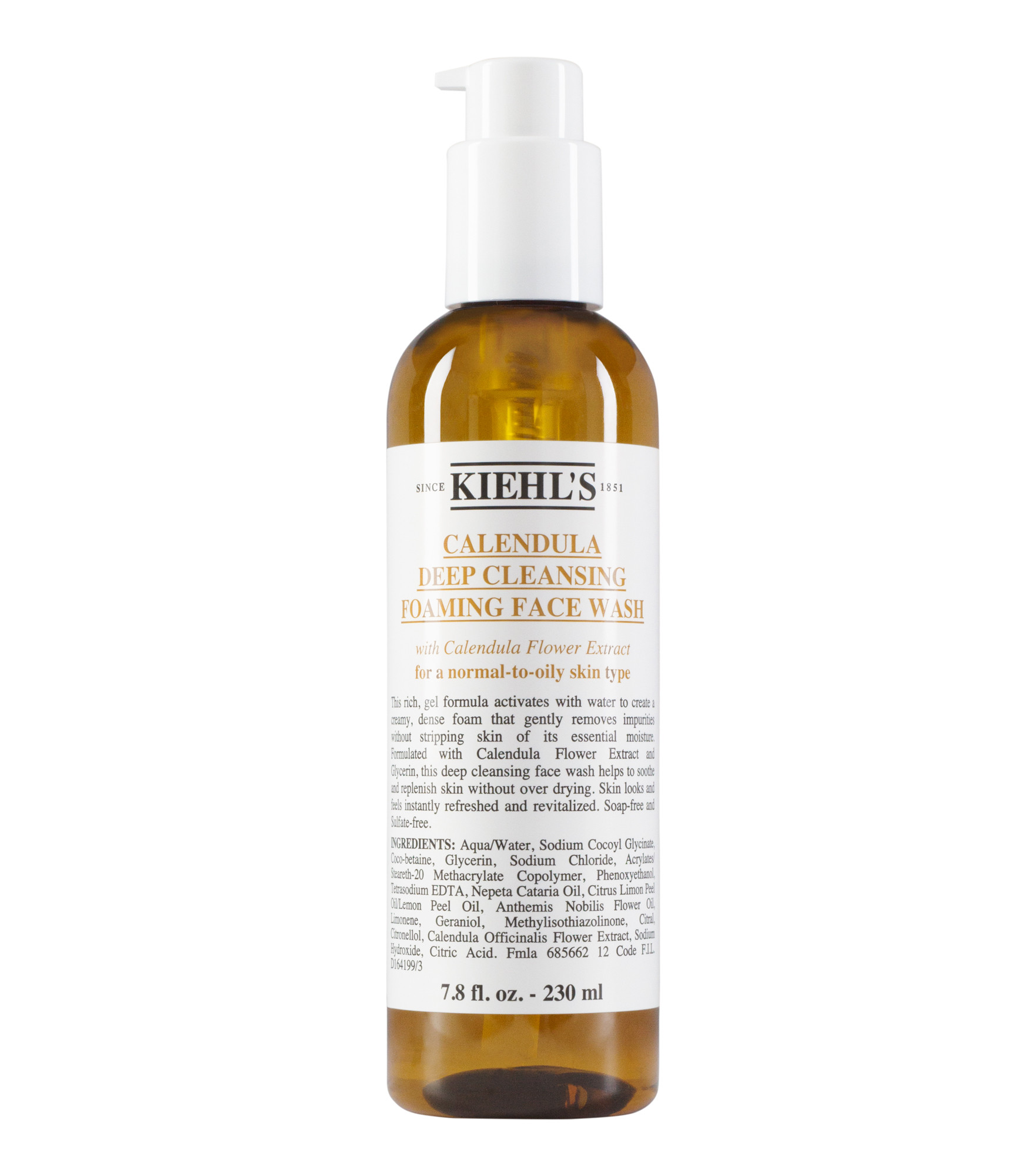 Kiehl’s Calendula Deep Cleansing Foaming Face Wash Fl 230 ml