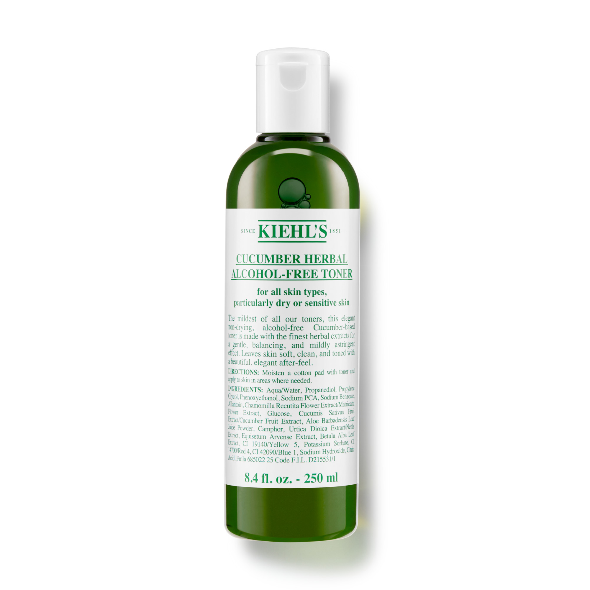 Kiehl’s Cucumber Herbal Toner Alcohol-Free Fl 250 ml