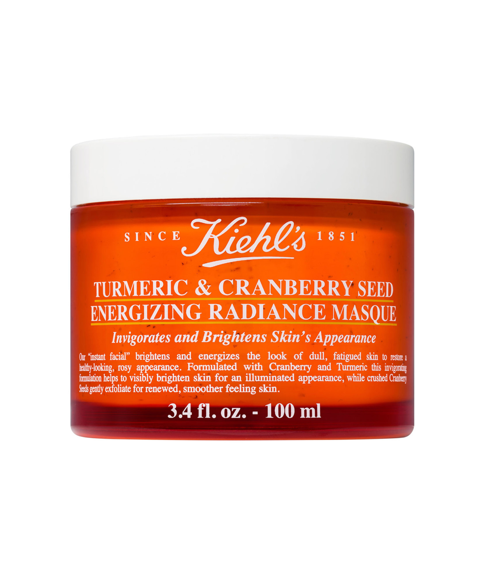 Kiehl’s Energizing Radiance Masque Turmeric & Cranberry Seed Glas 100 ml