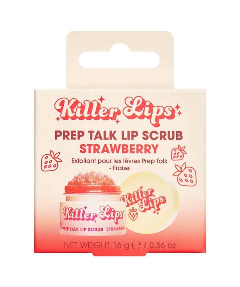 Killer Lips Prep Talk Lip Scrub Strawberry Ds 16 g