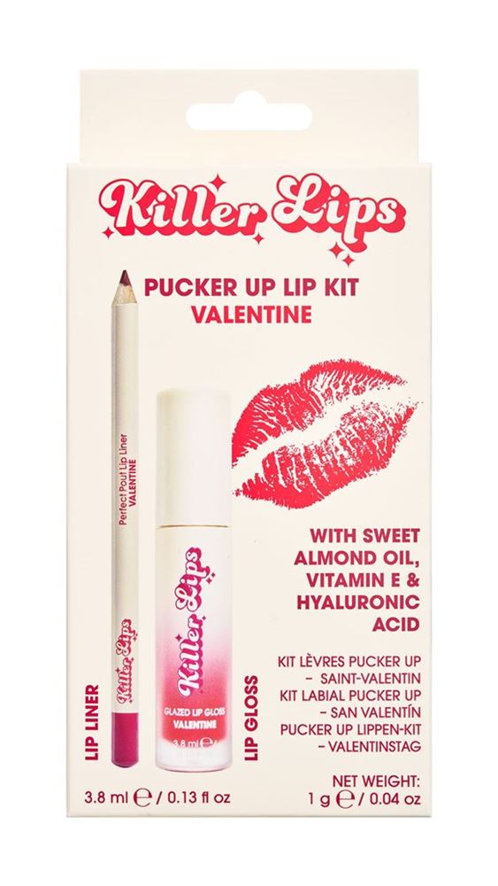 Killer Lips Pucker Up Lip Kit Valentine Box 3.8 ml