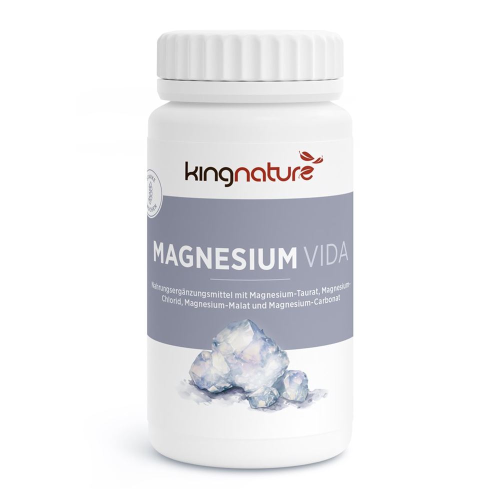 Kingnature Magnesium Vida Kaps 187 mg Ds 60 Stk