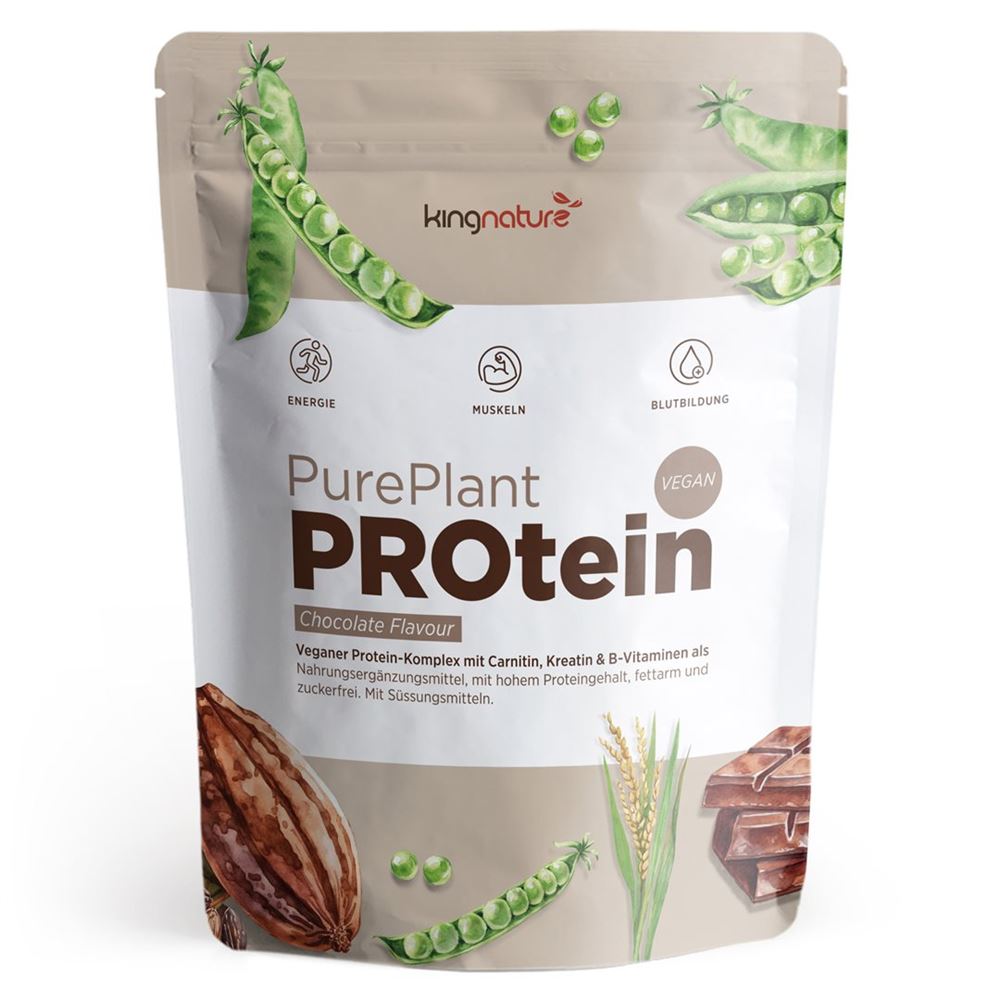 kingnature PurePlantPROtein Plv 500 g