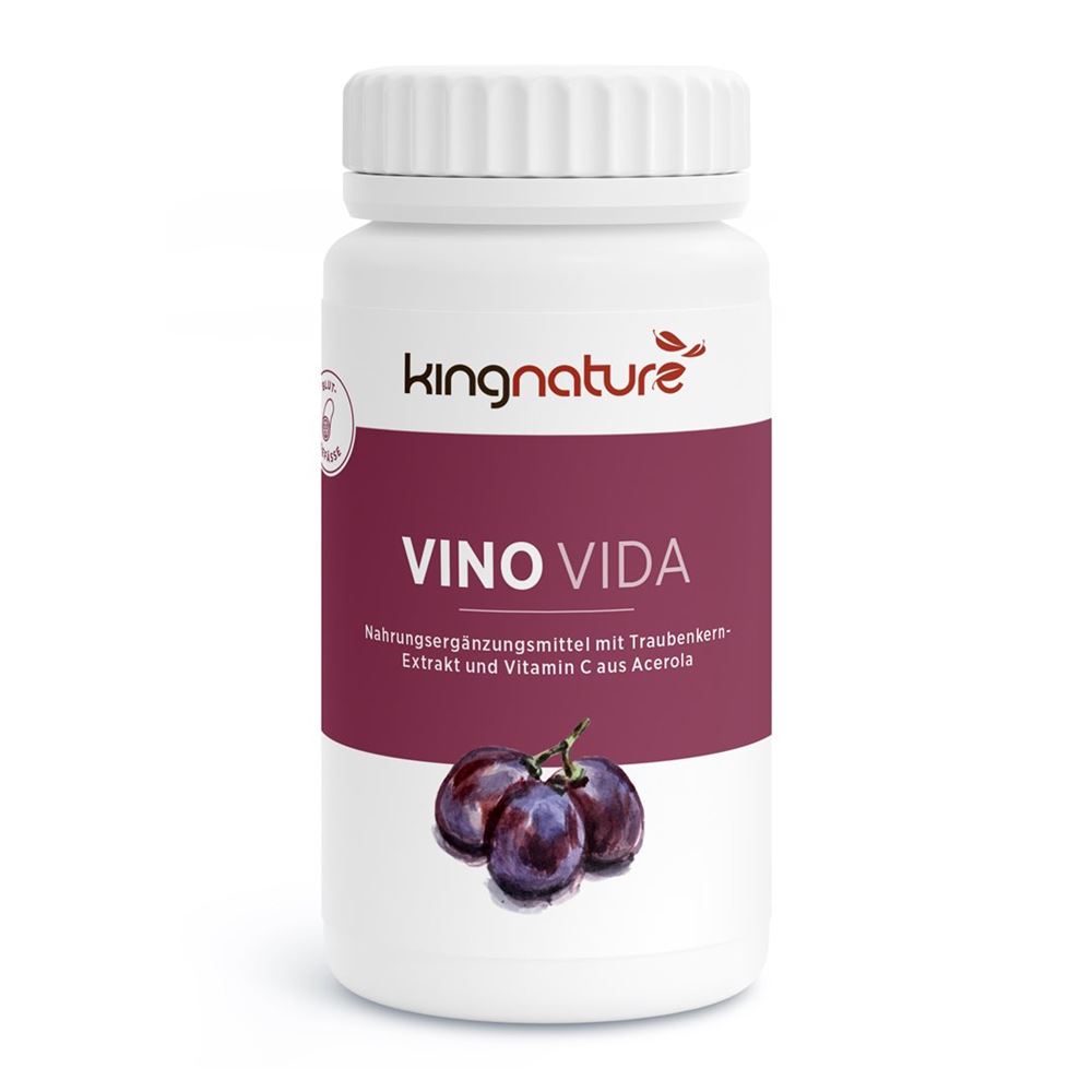 Kingnature Vino Vida Kapseln 305 Mg Ds 90 Stück