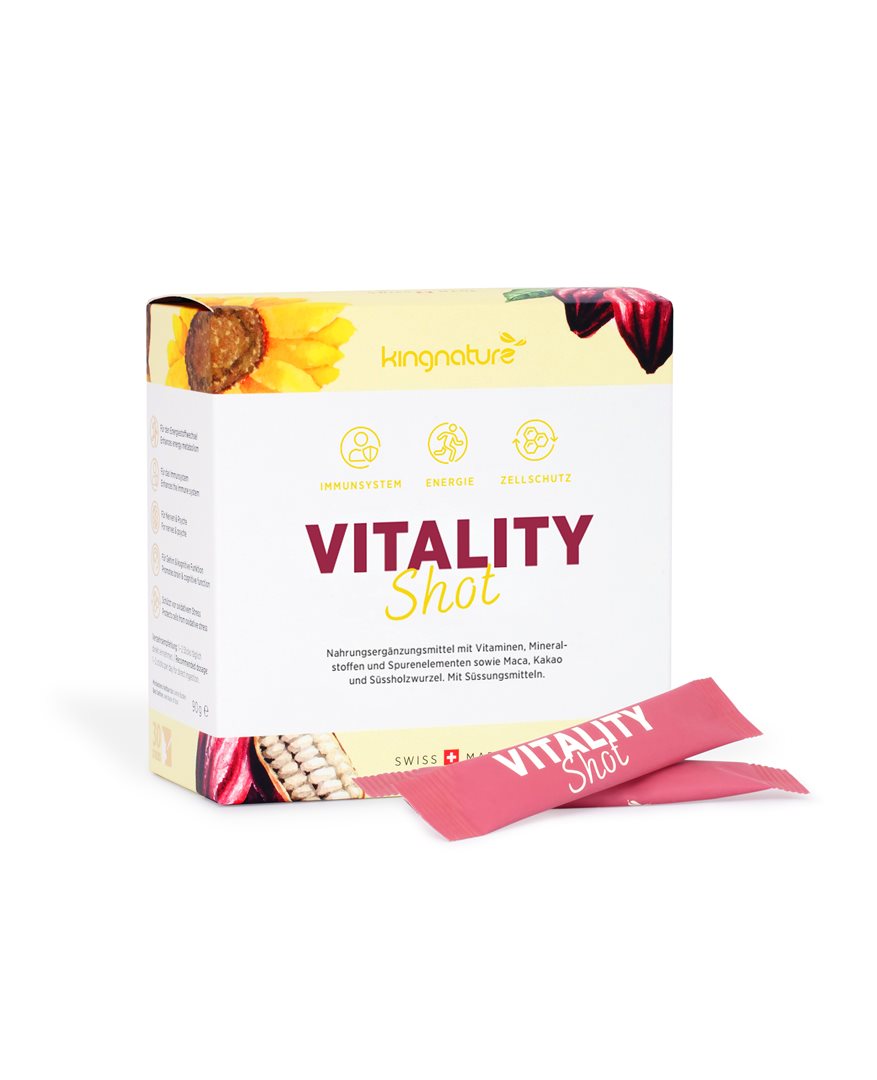 kingnature Vitality Shot Plv Stick 30 Stk