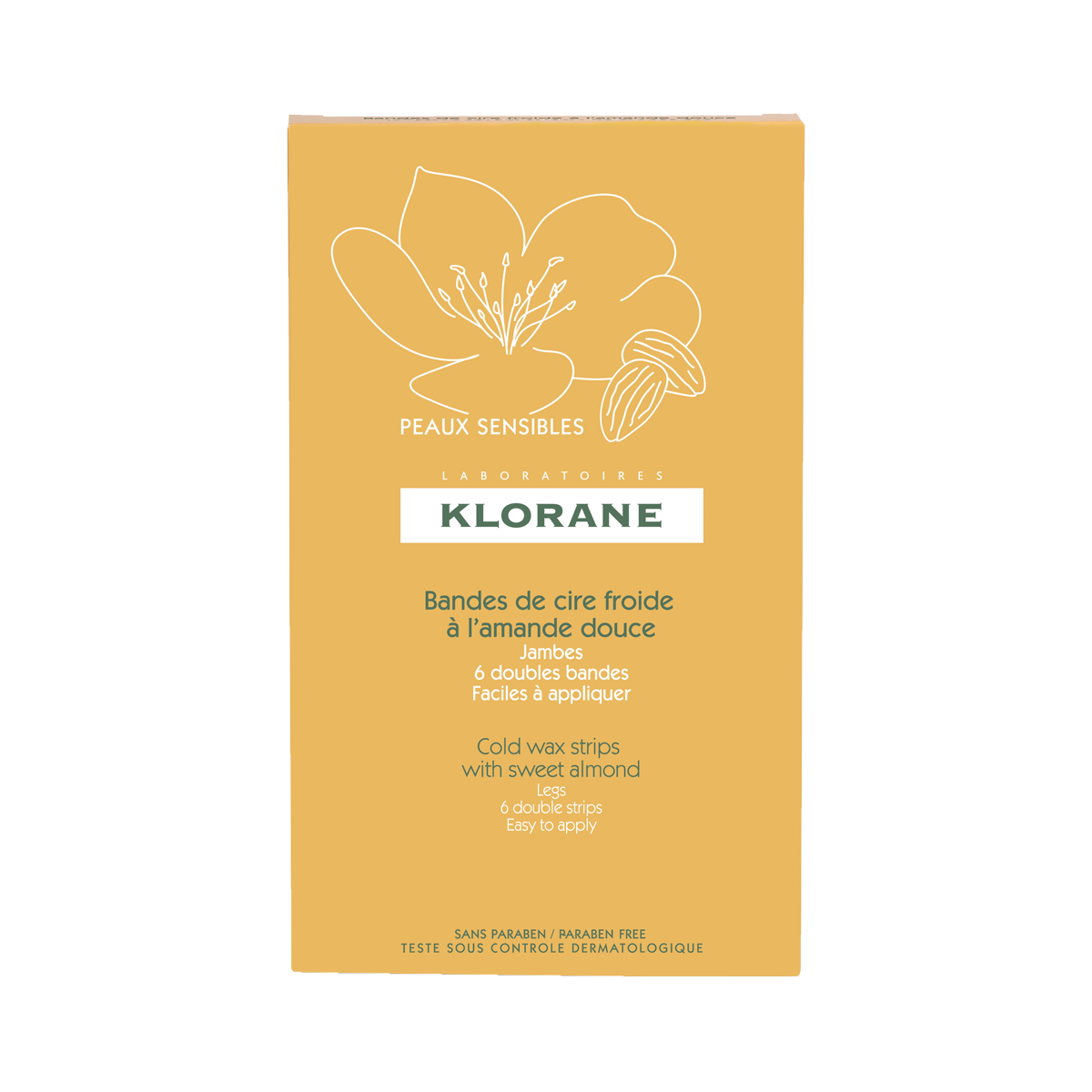 Klorane Enthaarungsstreifen Beine 2 x 6 Stk