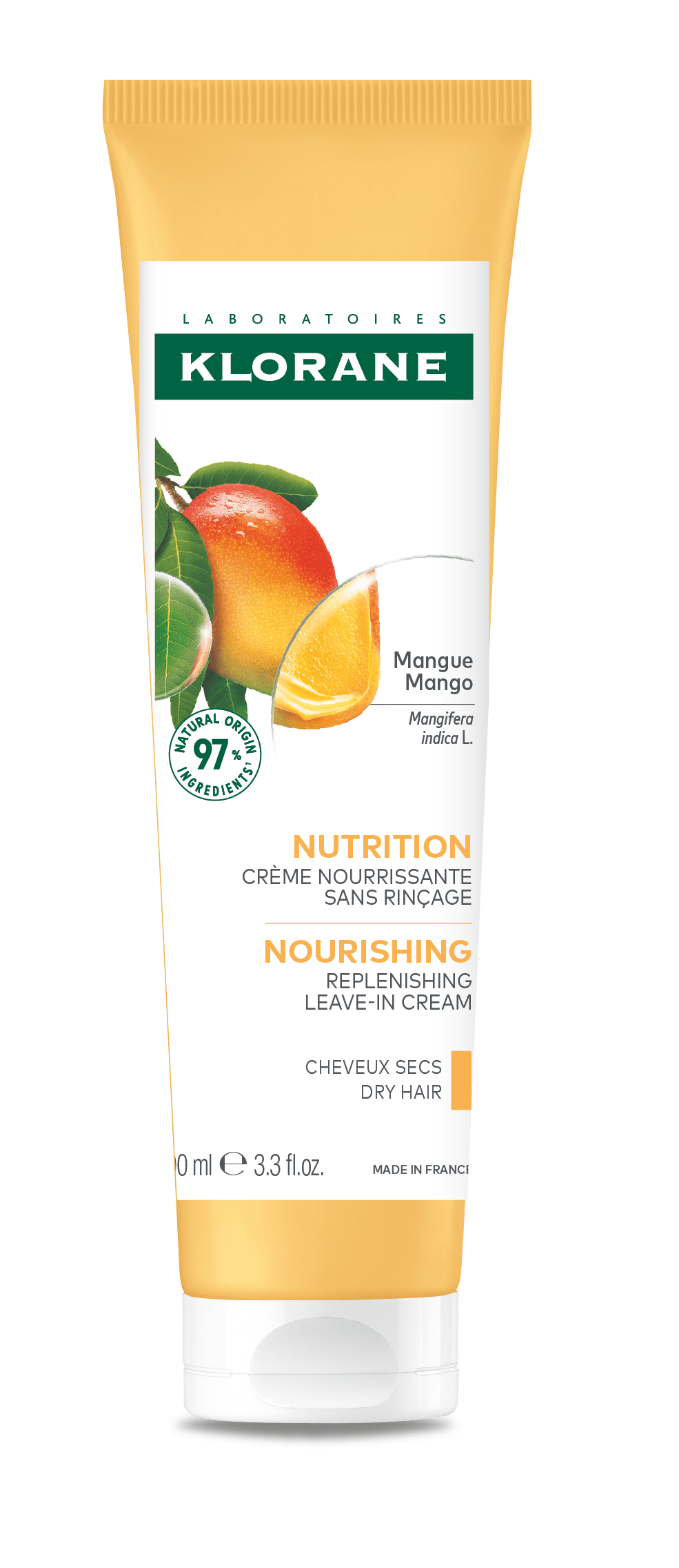 Klorane Haartagescreme Mango 100 ml