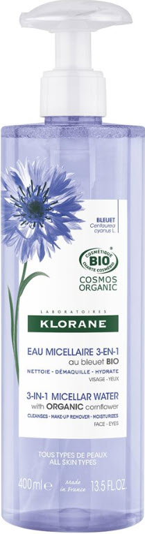 Klorane Mizellen-Lotion Gesicht & Augen Bleuet Fl 400 ml