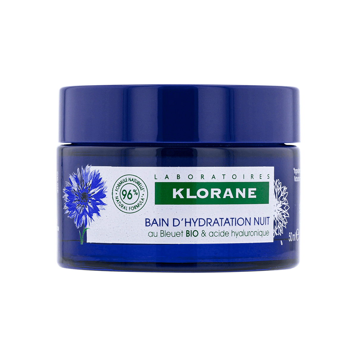Klorane Nacht-Feuchtigkeitspflege Bleuet Bio 50 ml