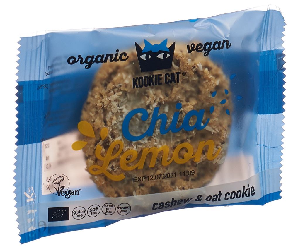 Kookie Cat Chia Lemon Cookie 50 g