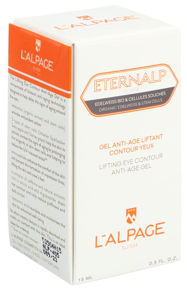 L’alpage Eternalp 2040m Anti Age Lifting-Gel Augenkonturen 15 ml