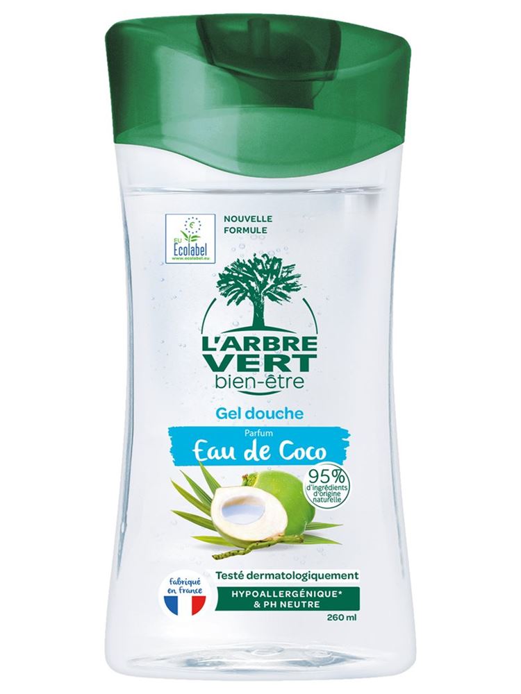 L'arbre Vert Duschcreme Kokoswasser Fl 260 ml