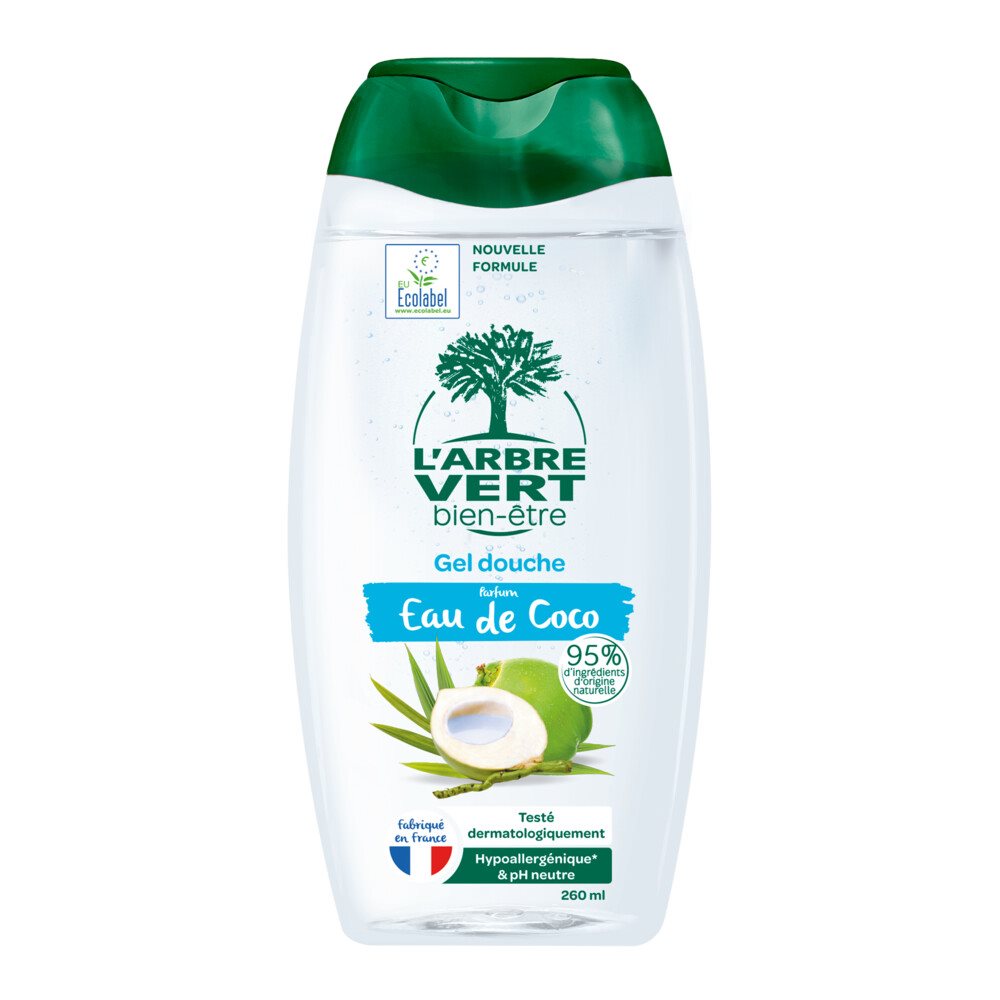 L'arbre Vert Duschcreme Kokoswasser Fl 260 ml