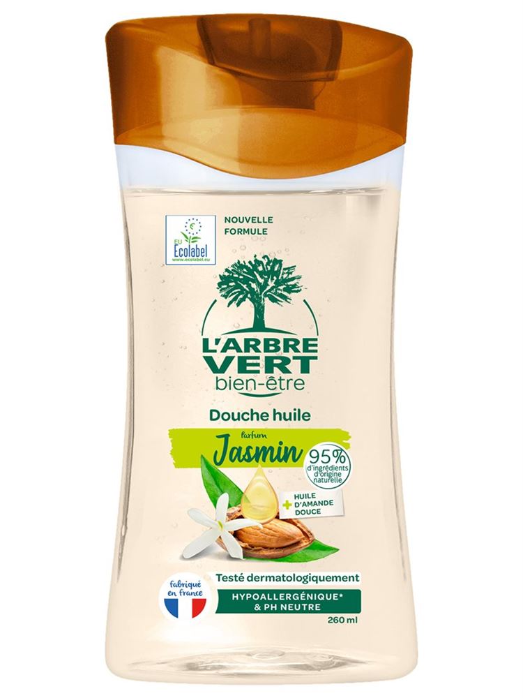 L'arbre Vert Dusche Öl Jasmin Fl 260 ml