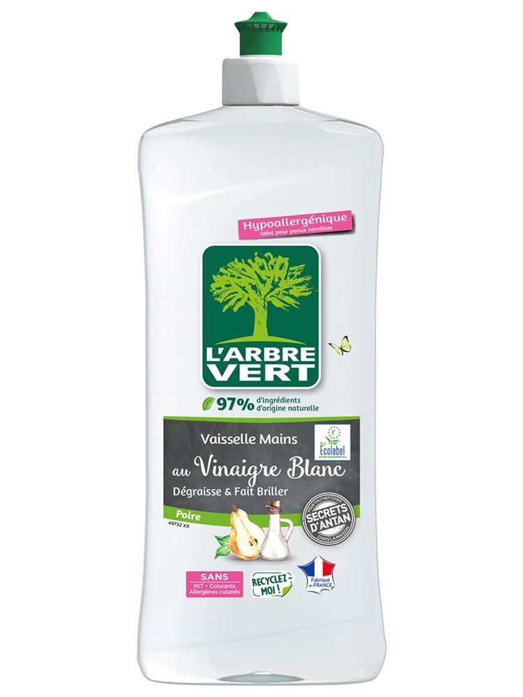 L’arbre Vert Geschirrspülmittel Essig & Birnen Fl 750 ml