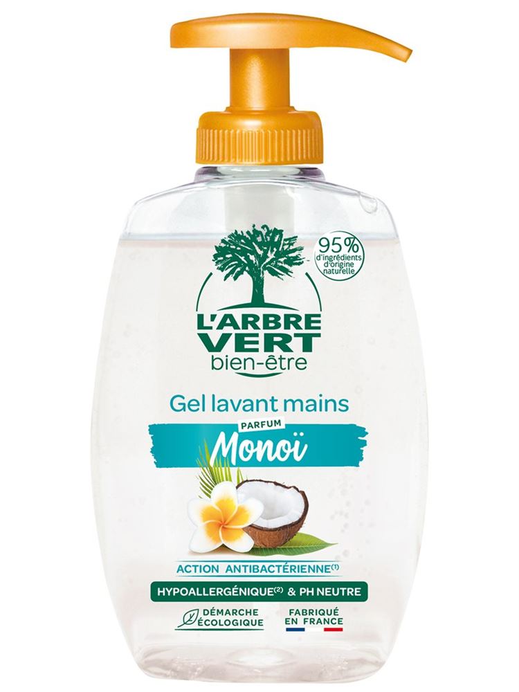 L’arbre Vert Handseife flüssig Monoï französisch Disp 300 ml