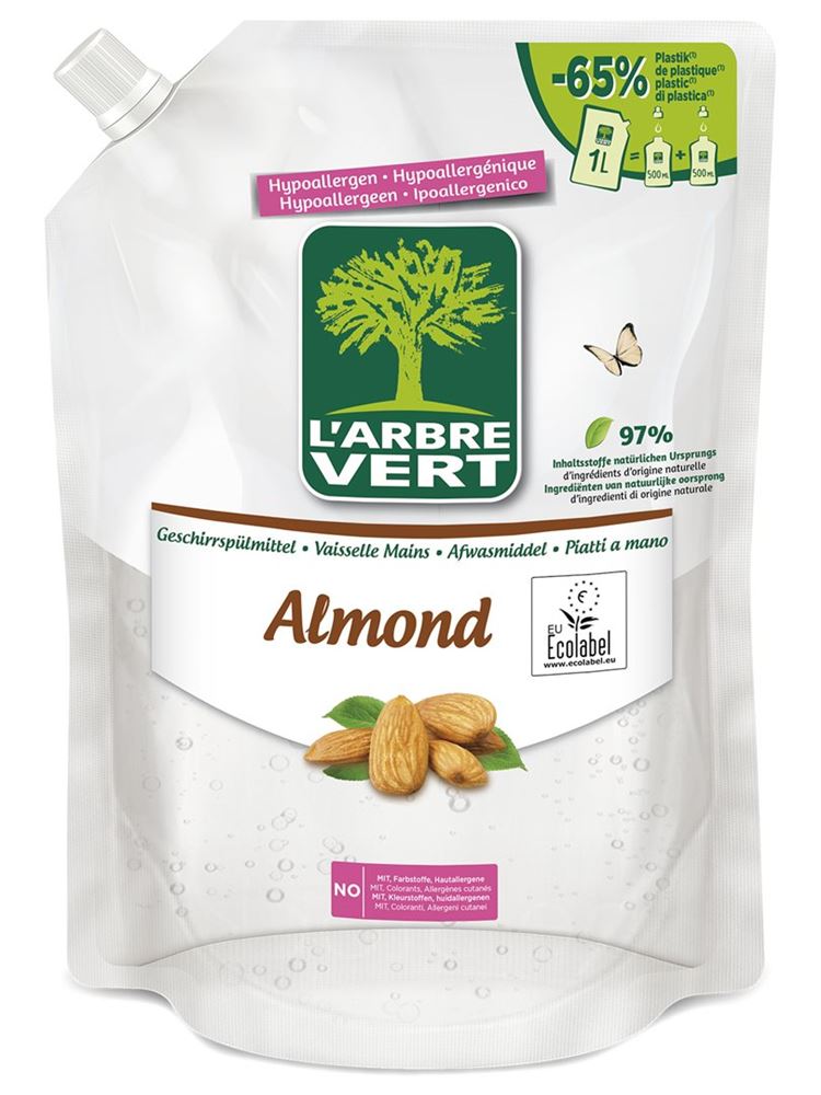 L’arbre Vert Refill Geschirrspülmittel Mandel Btl 1 lt