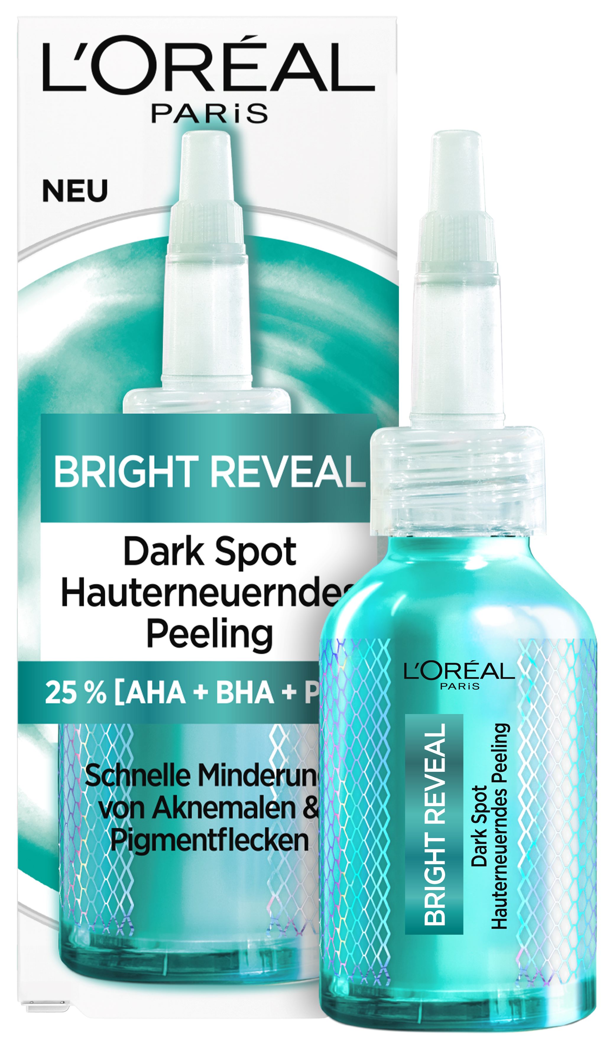 L'Oréal Paris Bright Reveal Dark Spot Hauterneuerndes Peeling 25% AHA + BHA + PHA 25 ml