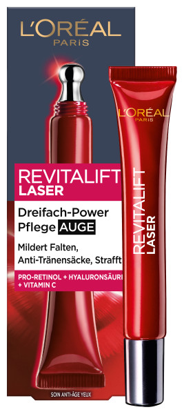 L’Oréal Paris RevitaLift Laser X3 Dreifach-Power Anti-Age Pflege Auge 15 ml