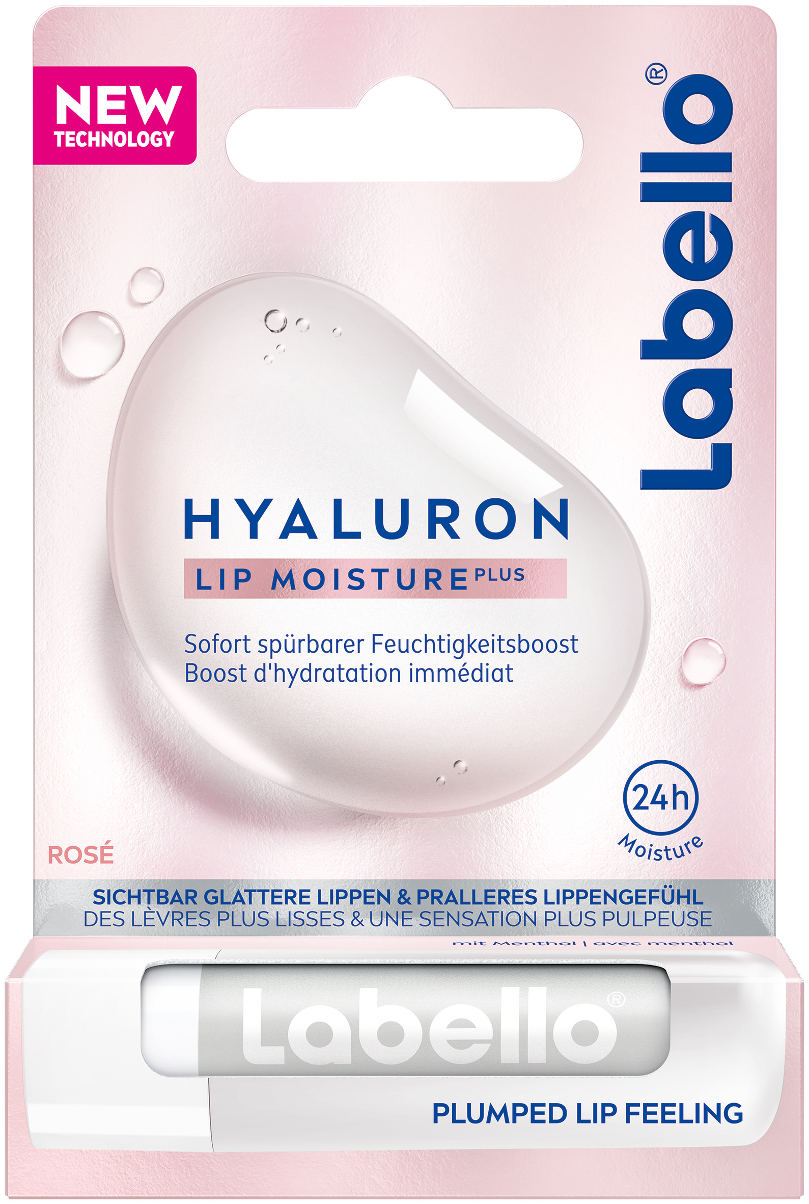 Labello Hyaluron Lip Moisture Plus Rosé 5.2 ml