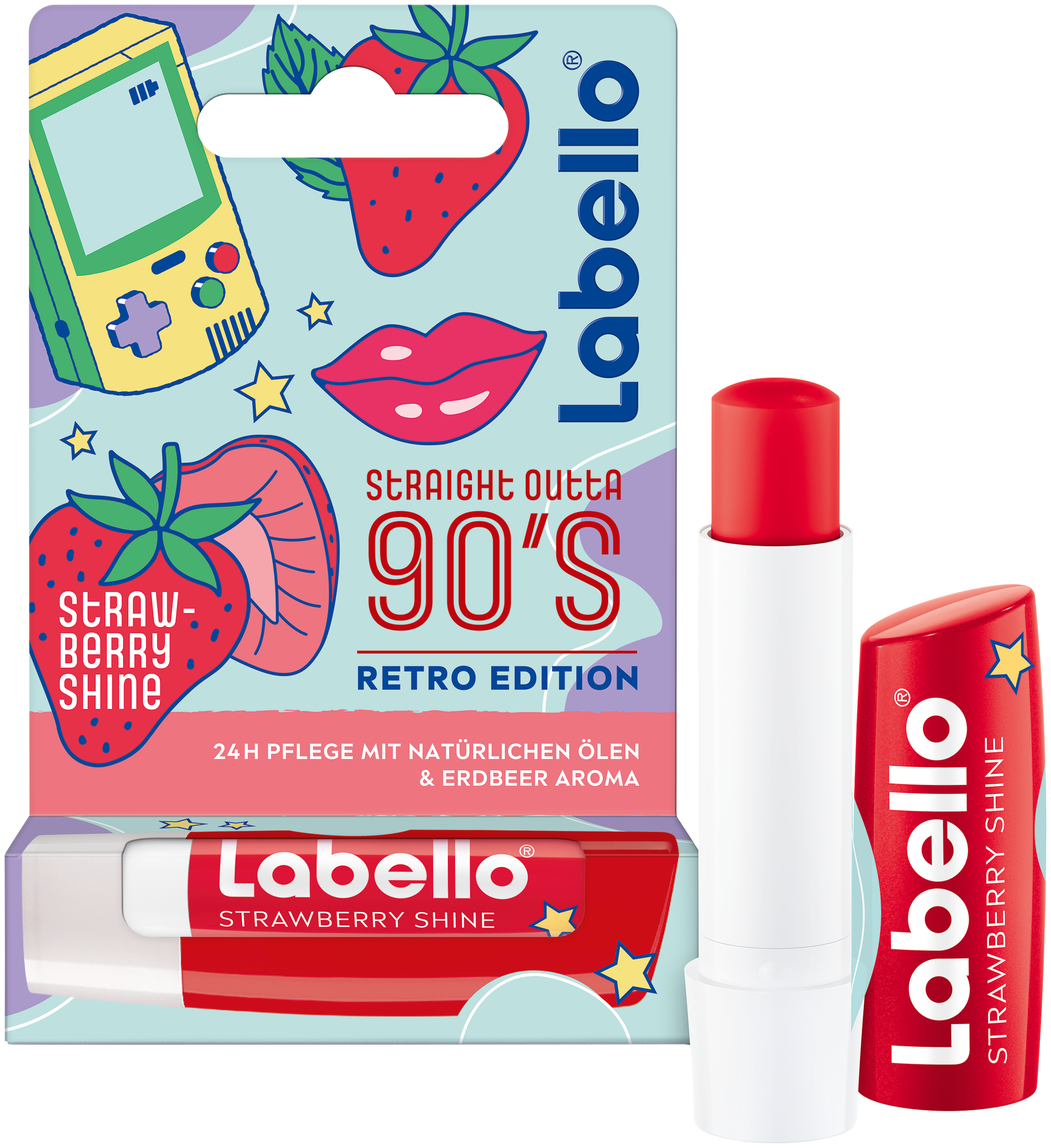 Labello Strawberry Shine Retro Edition Stick 4.8 g