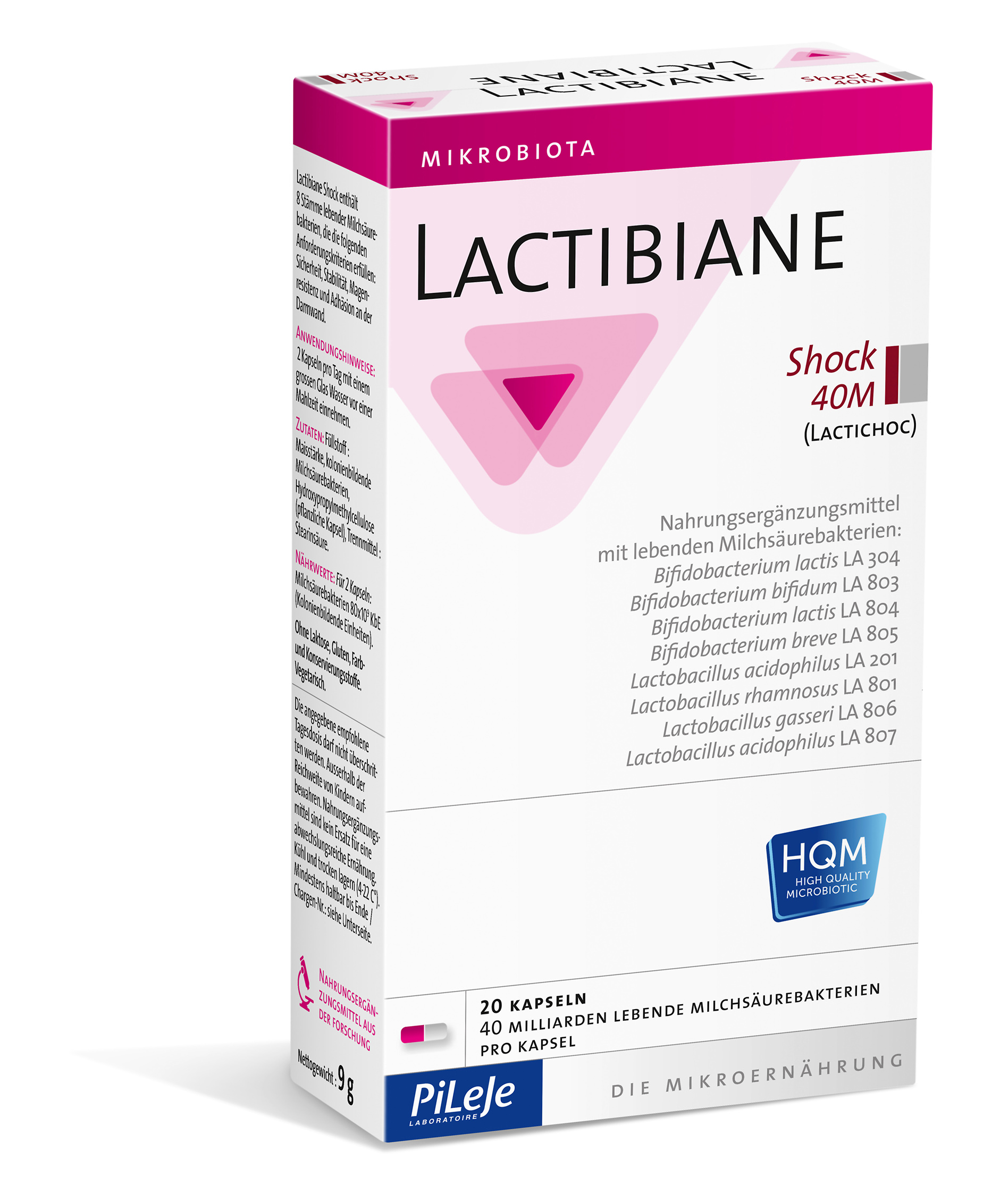 Lactibiane Shock 40M Kapseln 20 Stück