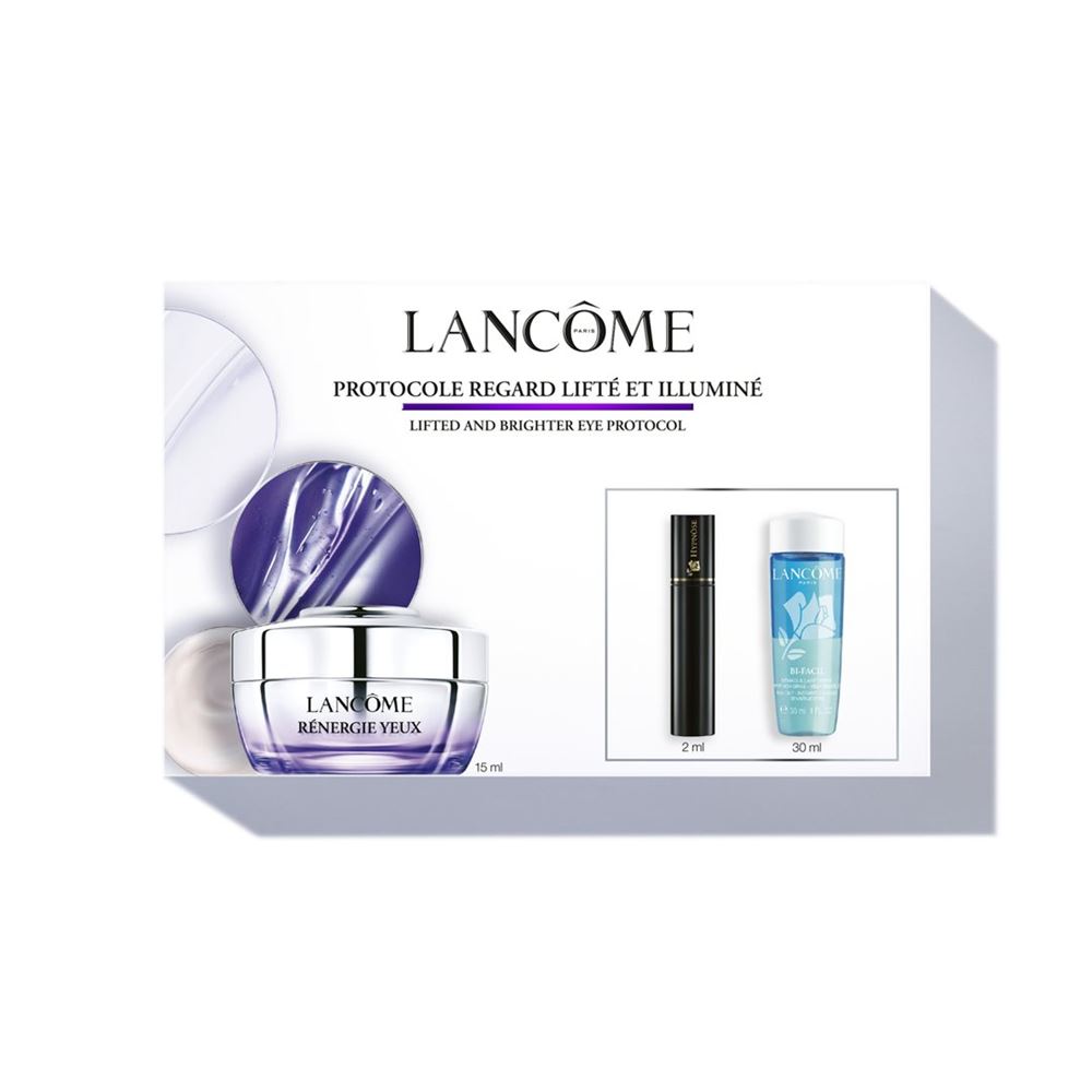 Lancôme Rénergie Mulit-lift Ultra HPN 300 Eye Cream Set Rénergie Eye Cream 15ml + Hypnose Mascara 2ml + Bi Facil Yeux 30ml