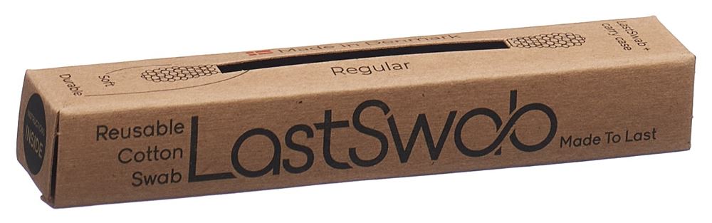 LastSwab Basic wiederverwendbares Wattestäbchen pinguinschwarz