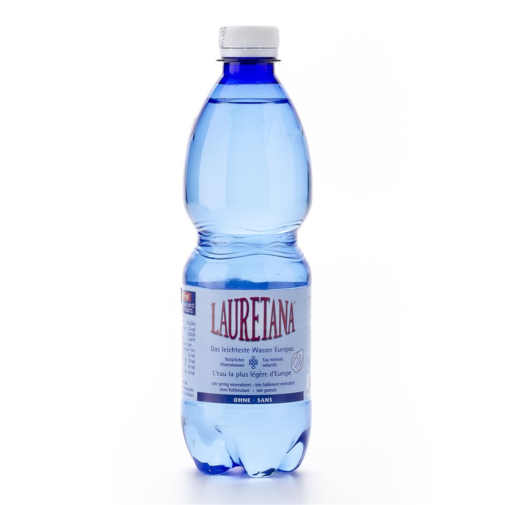 Lauretana Mineralwasser ohne Kohlensäure 24 Petfl 500 ml