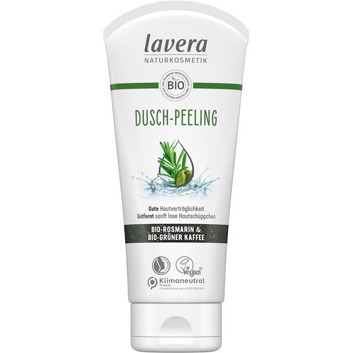 Lavera Dusch Peeling Bio Rosmarin & Bio Grüner Kaffee Tb 200 ml