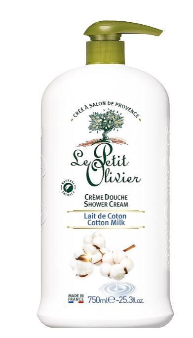 Le Petit Olivier Duschcreme Baumwollmilch Hypoallergen Fl 750 ml