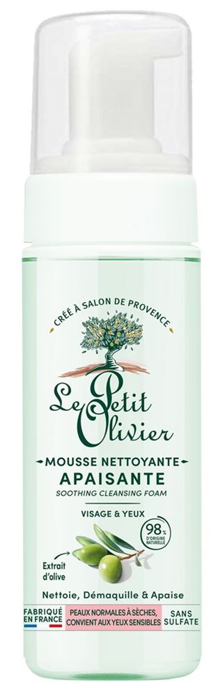 Le Petit Olivier olive mousse nettoyante 150 ml