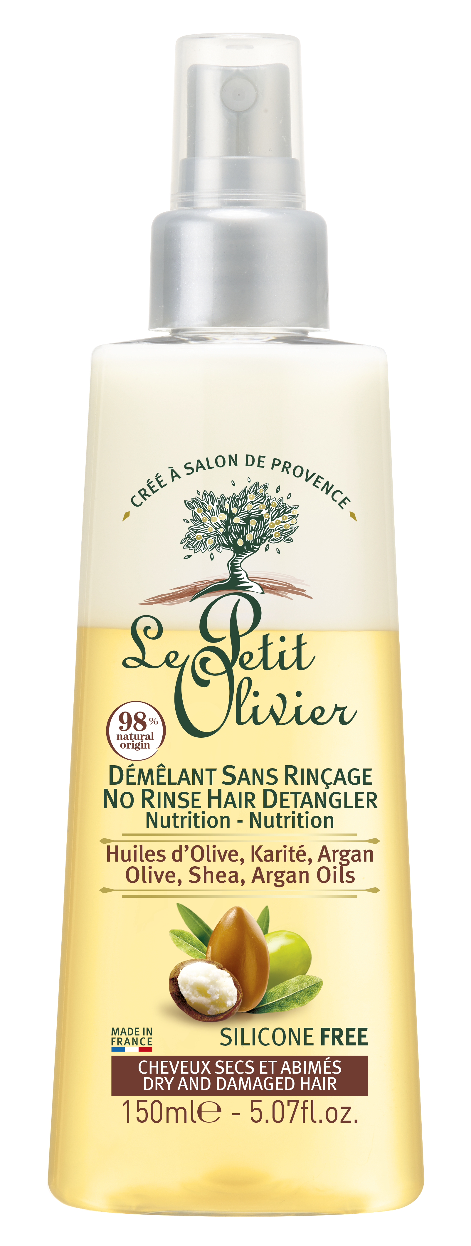 Le Petit Olivier Pflege ohne Ausspülen trockene Haare 150 ml