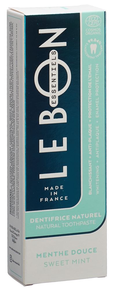 Lebon Essentiels Zahnpasta mild Minze Bio Tb 80 ml