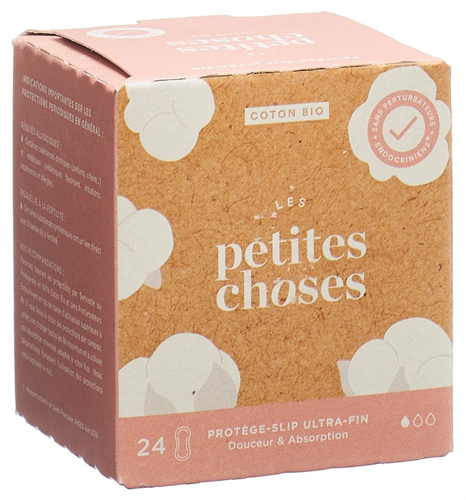 Les Petites Choses Slipeinlagen Ultra-fin Coton Bio 24 Stk