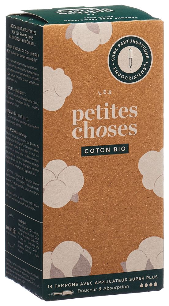 Les Petites Choses Tampons mit Applikator super plus Bio 12 Stk