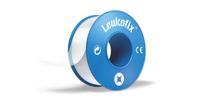 Leukofix hautfreundliches transparentes Fixierpflaster 5mx2.5cm 12 Stk