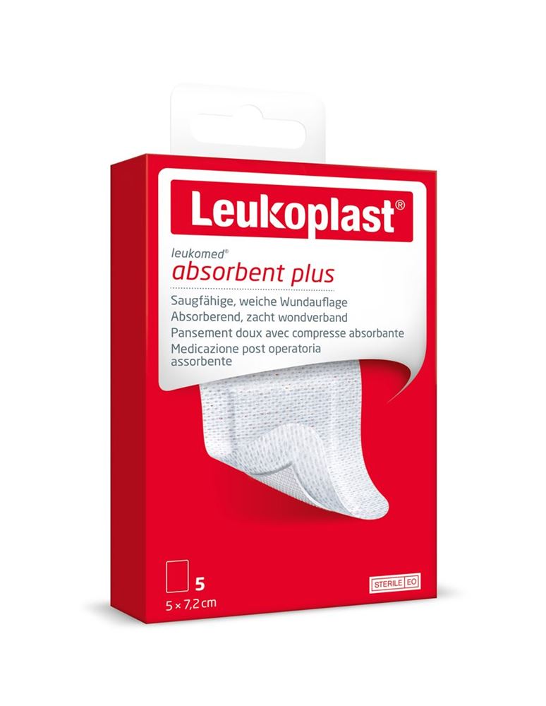 Leukoplast Leukomed 7.2x5cm steril 5 Stk